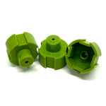 3 pcs - DWNLo 4mm green adapter