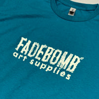 FADEBOMB logo Tee - XR04 Galapagos Blue